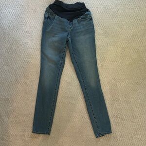 Old Navy Maternity Full-Panel Skinny Jeans, Size 4 Long